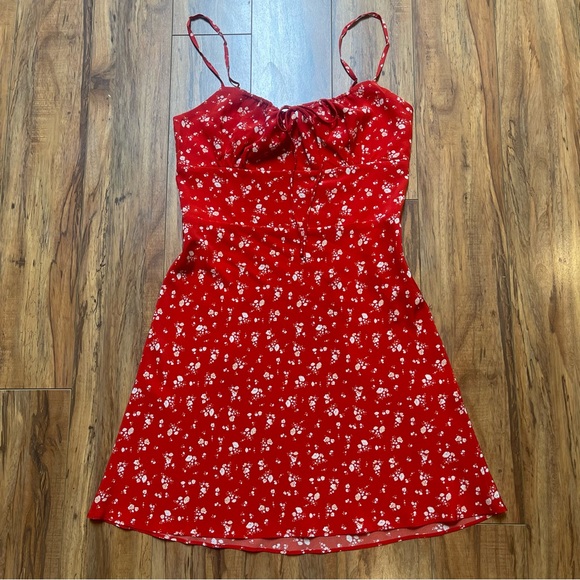 Realisation Par Inez Dress in Ammi Red Floral Size S - Picture 3 of 14